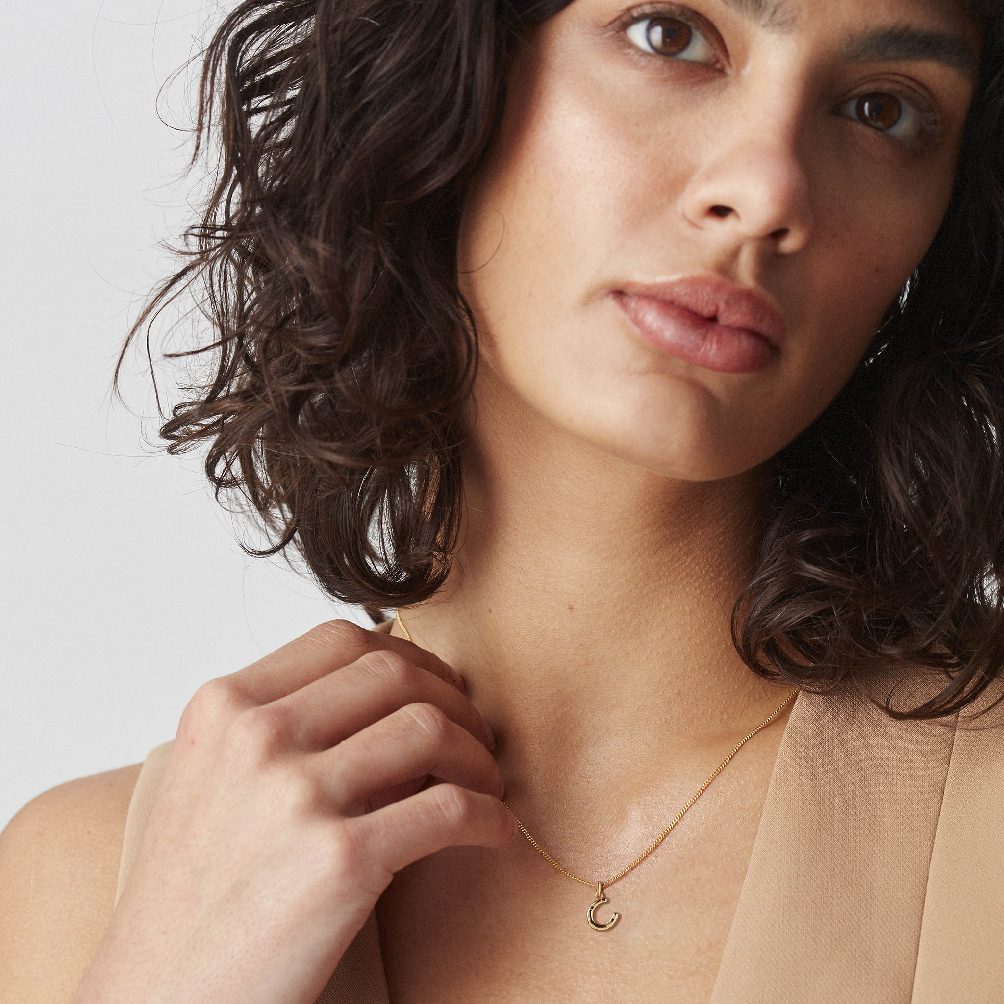 Muru Jewellery Horseshoe kaulakoru hopea onnenkenkä