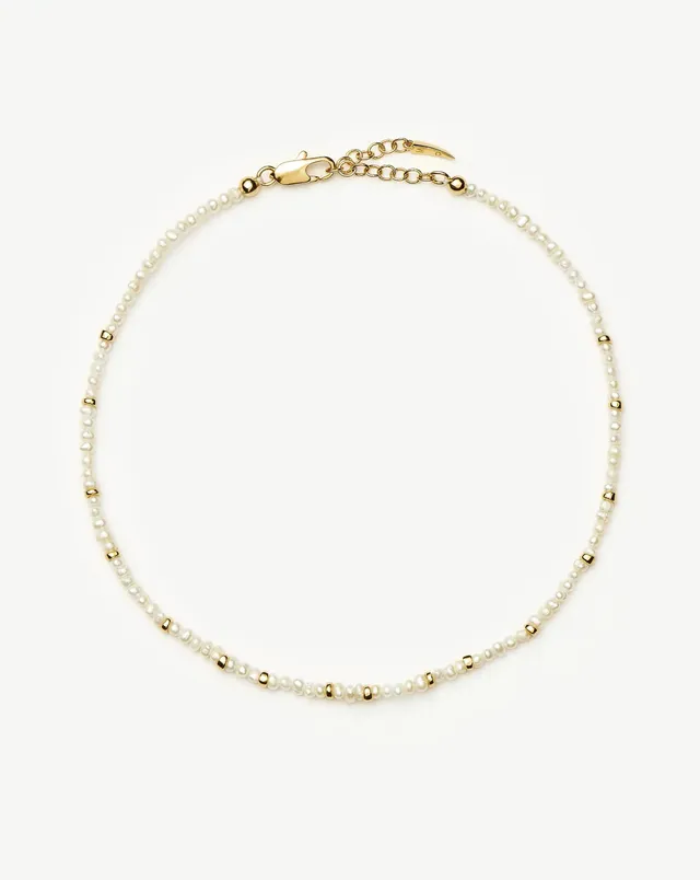 Missoma Micro Pearl Beaded nilkkakoru kulta helmi