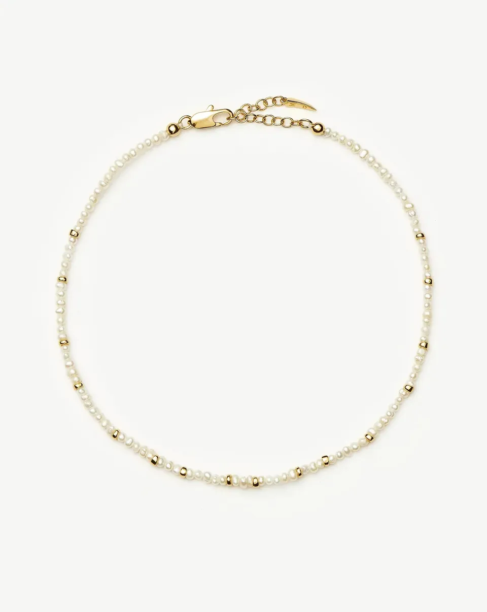 Missoma Micro Pearl Beaded nilkkakoru kulta helmi