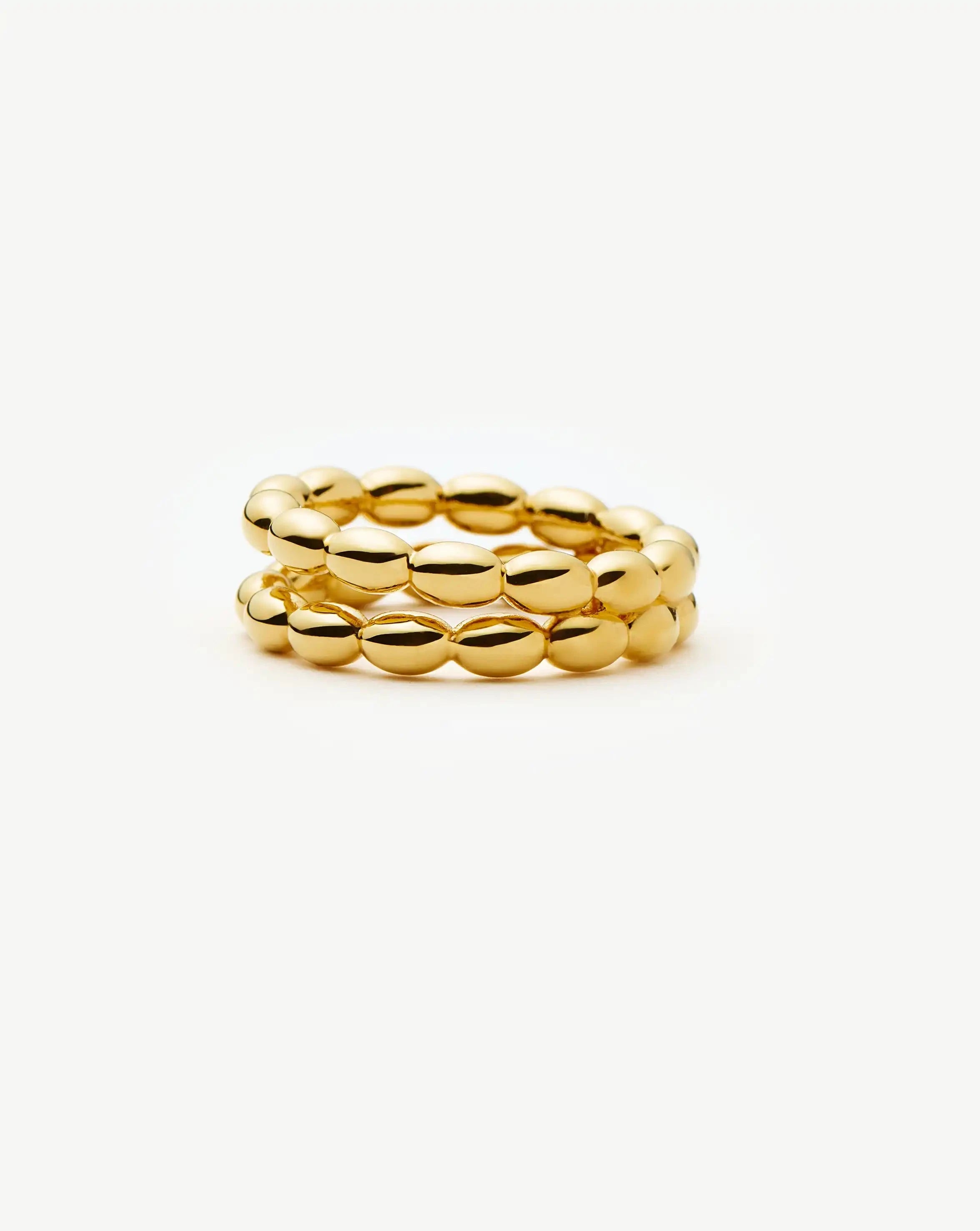 Missoma Molten Olive sormus kulta 7,6 mm