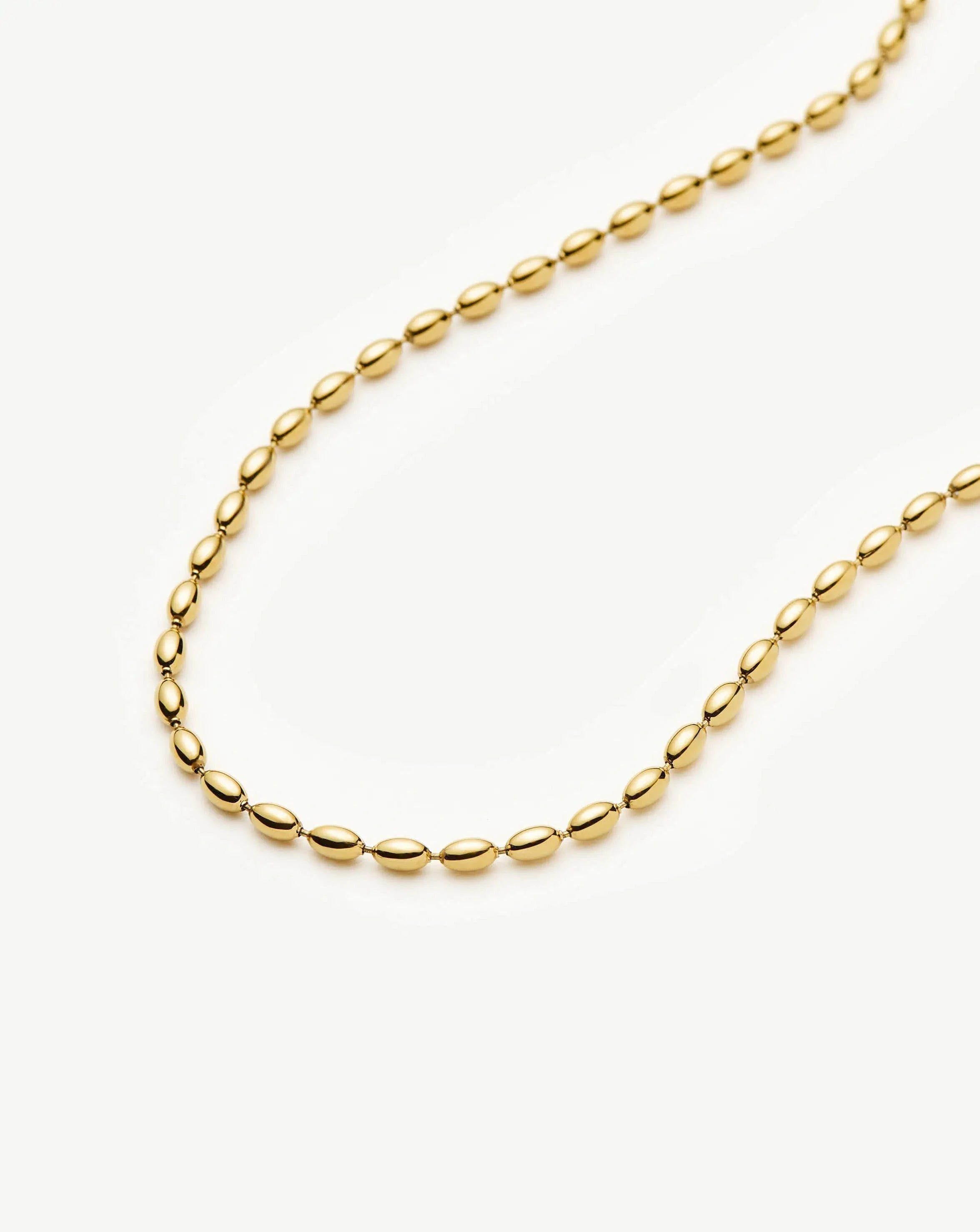MISSOMA Molten Olive Chain kaulaketju 18ct kulta 45 cm