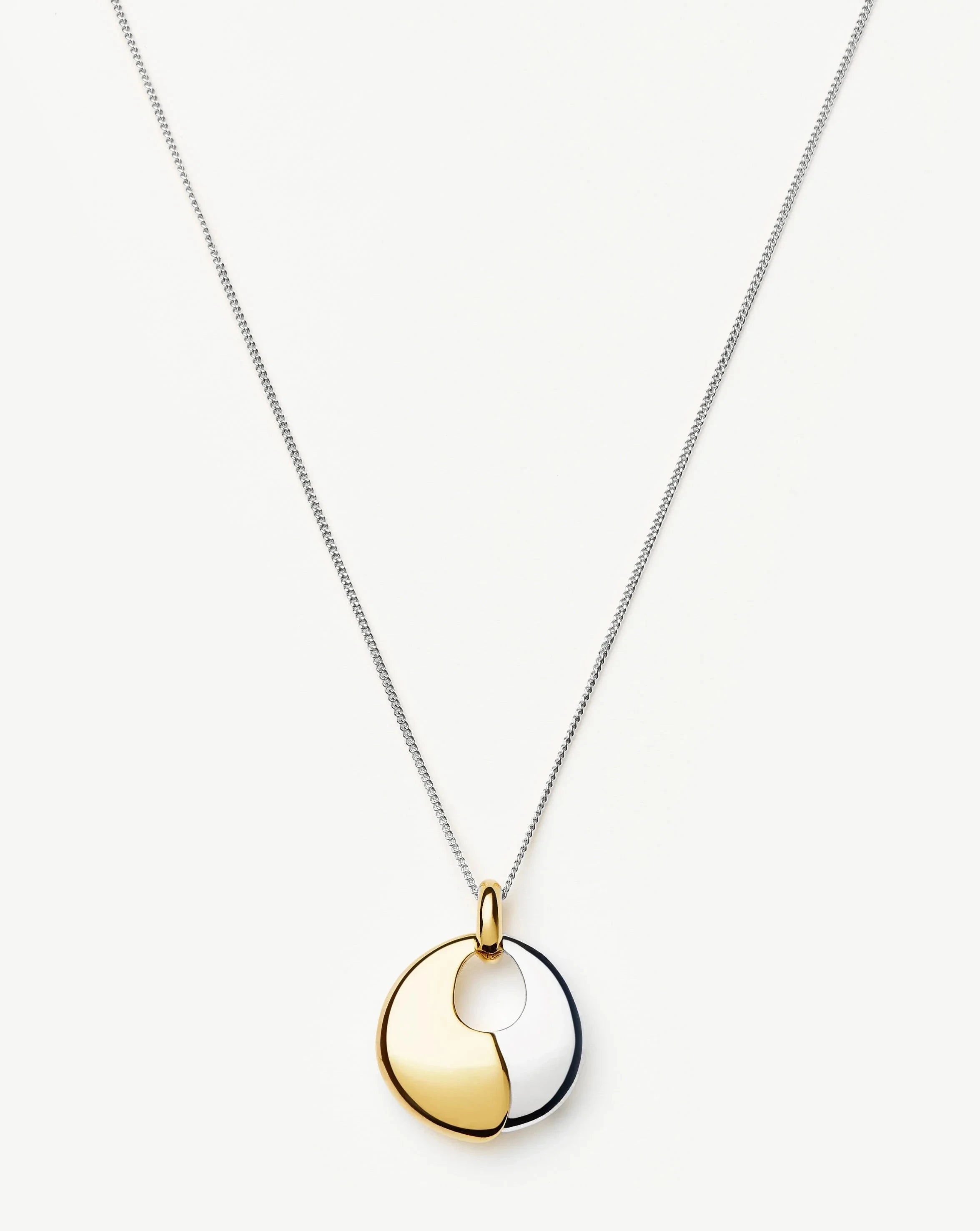 MISSOMA Sculptural Pebble kaulakorusetti mixed metal säädettävä