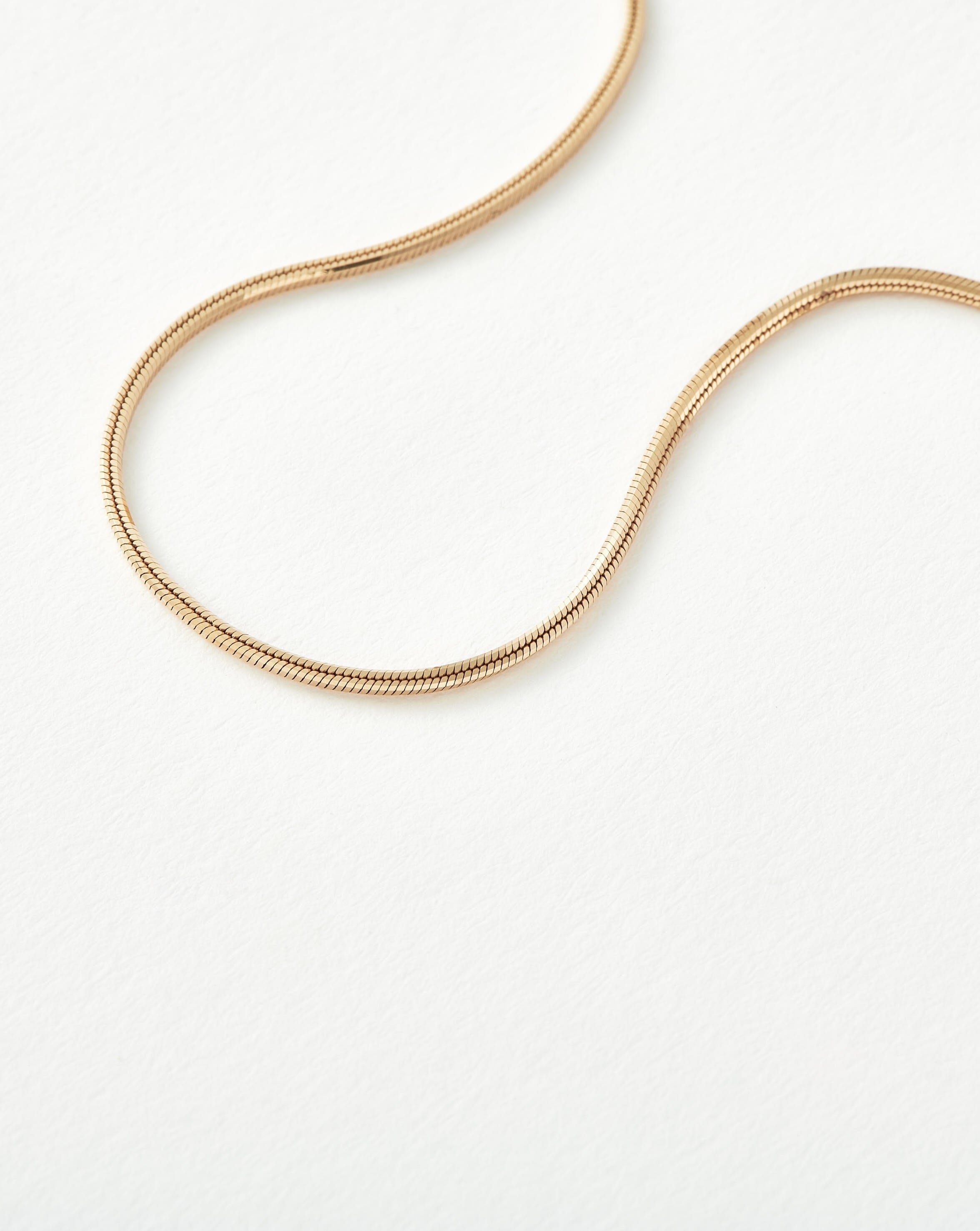 Missoma Square Snake Chain rannekoru kulta