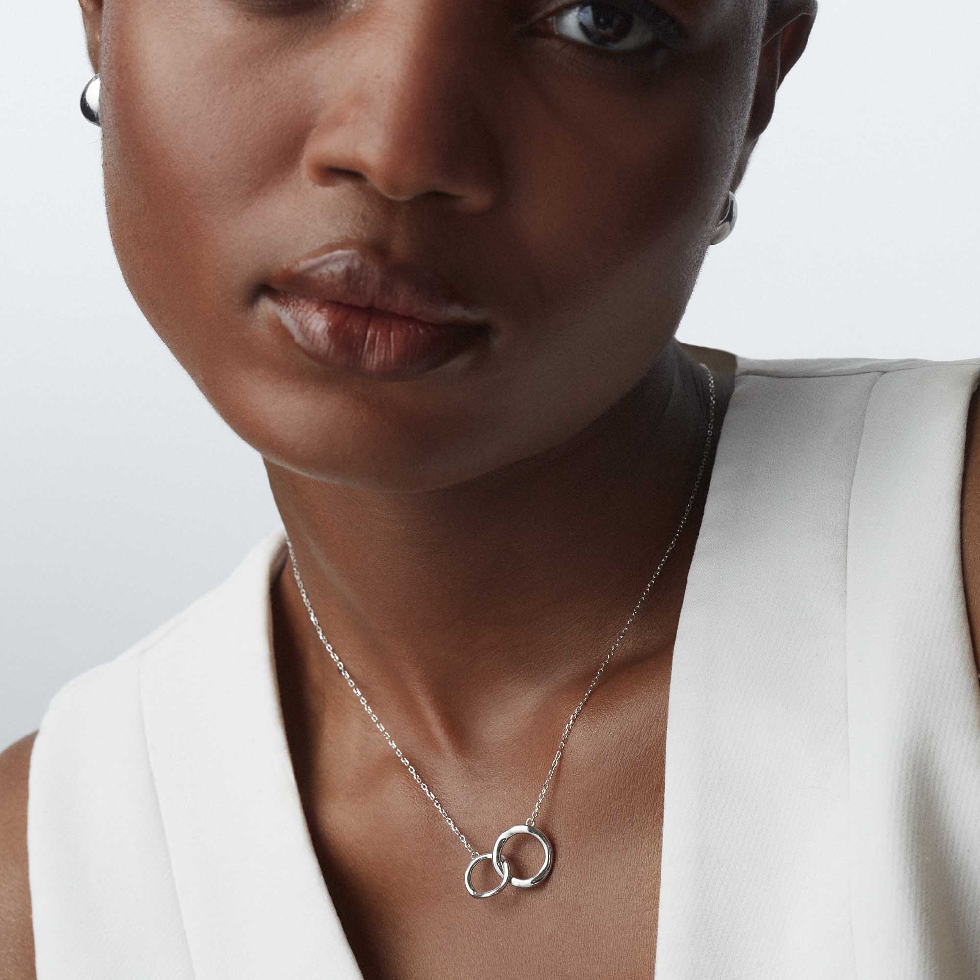 Muru Jewellery Connected kaulakoru hopea lenkkiketju