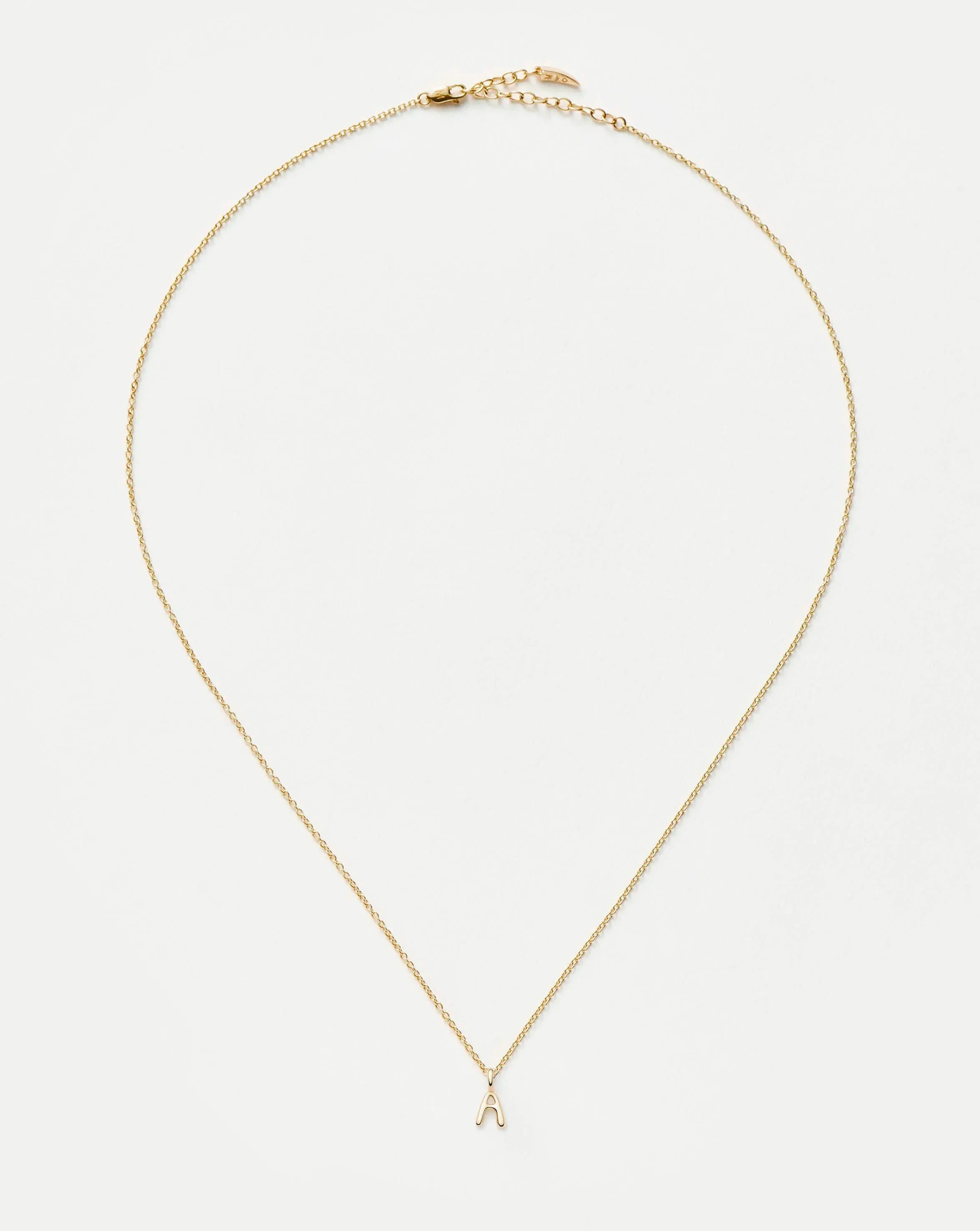Missoma Initial Mini kaulakoru A 14ct kulta