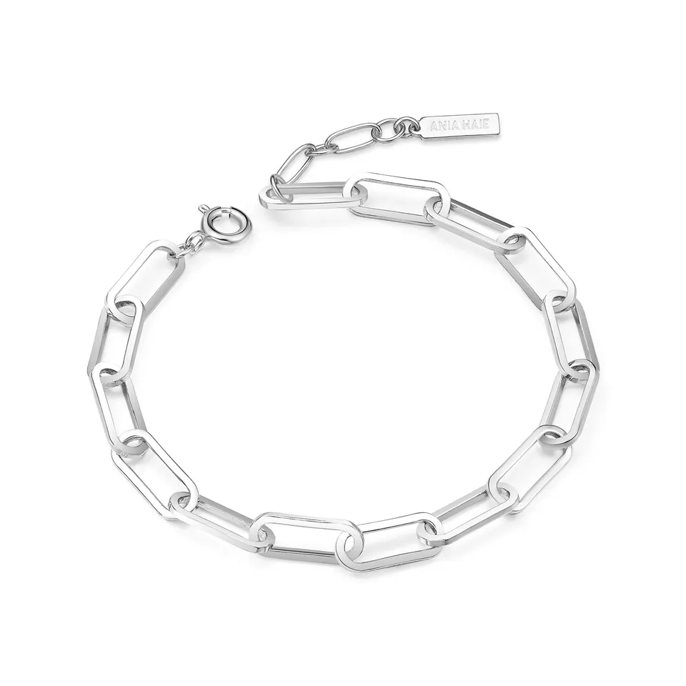 Ania Haie Vogue Maven Bold Chunky Chain rannekoru hopea