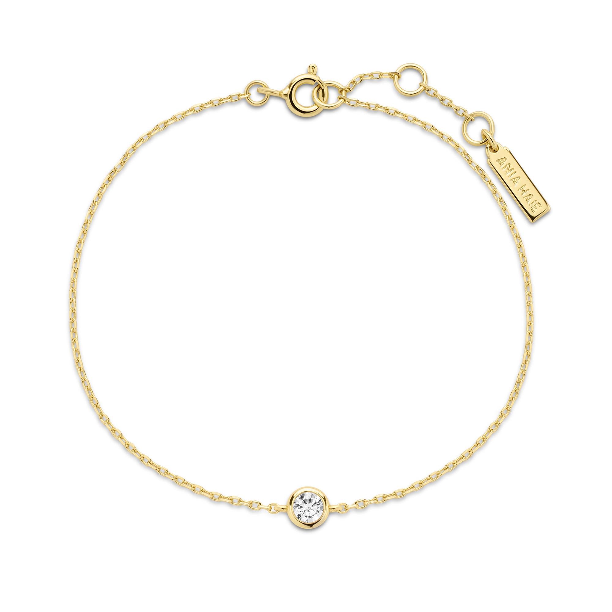Ania Haie Just You Solitaire rannekoru kulta 4 mm