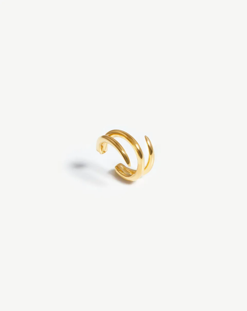 Missoma Lacuna Claw ear cuff kullattu
