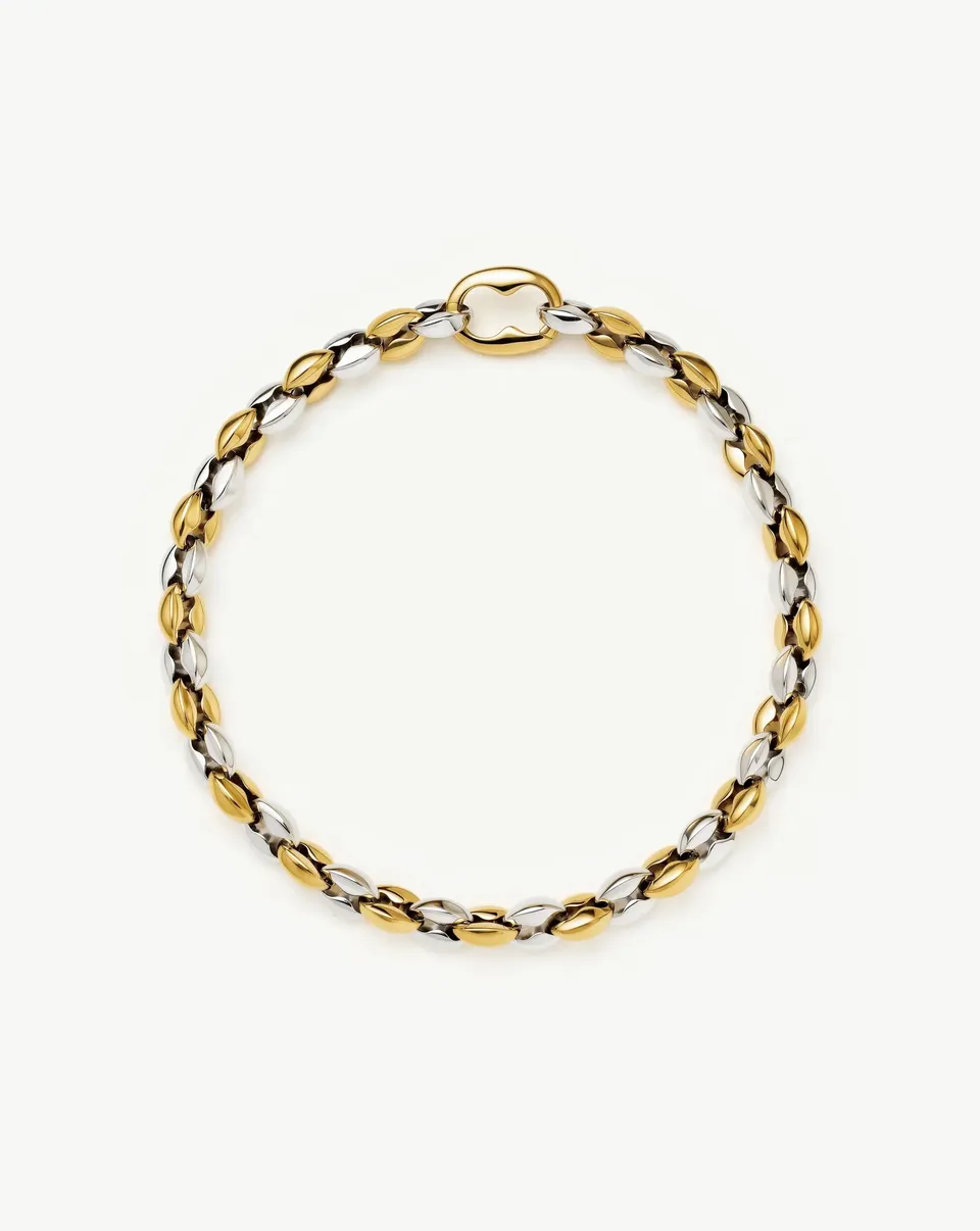 MISSOMA Mariner Chain rannekoru kullattu 16 cm vedenkestävä