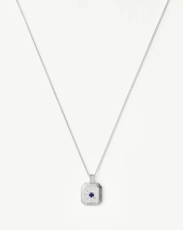 MISSOMA September syntymäkivikaulakoru hopea lapis