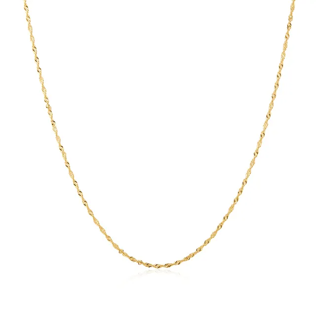 Ania Haie Starlit Drops Twisted Chain kaulakoru kulta 405 mm