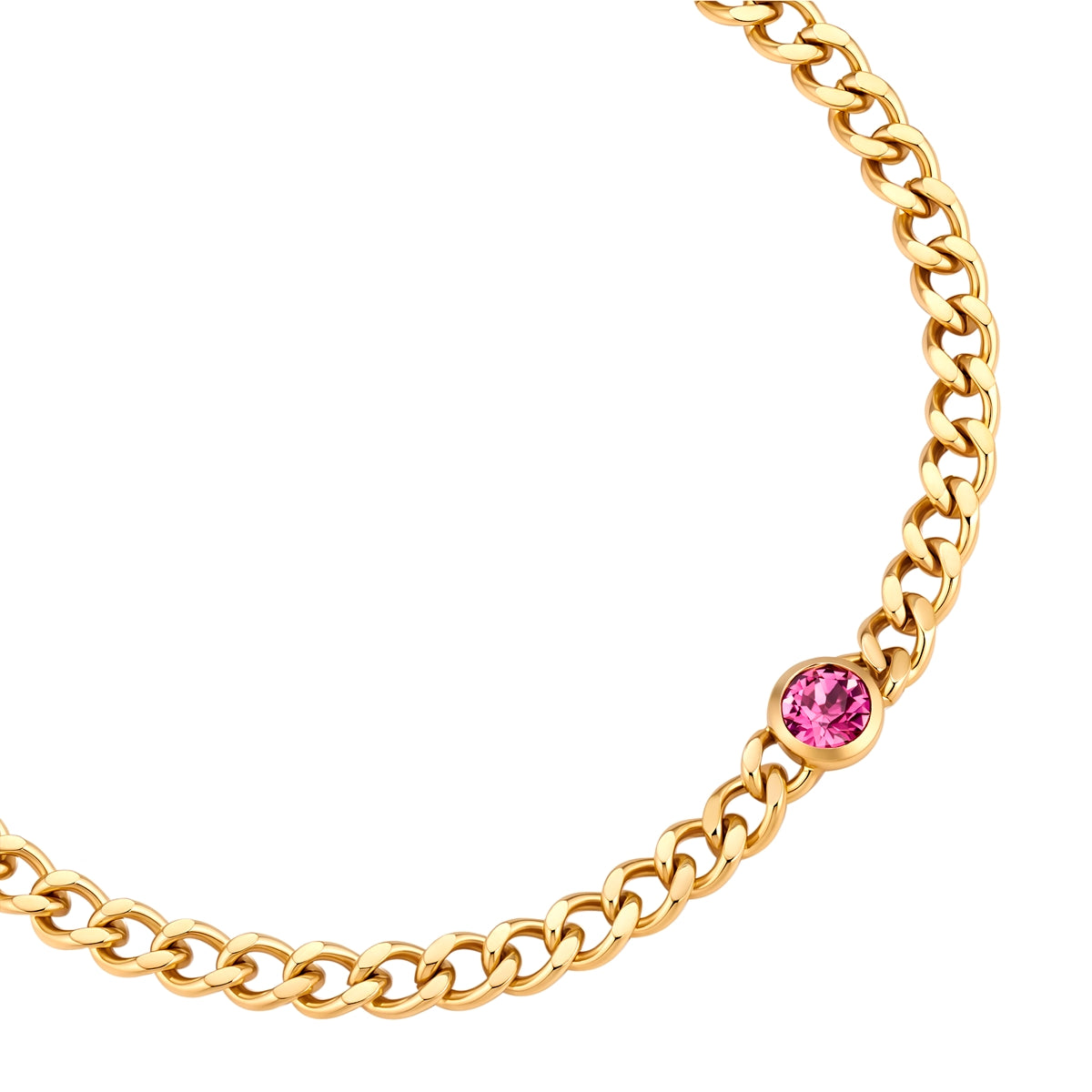 Glanzstücke München Birthstones helmikuu rannekoru kullattu