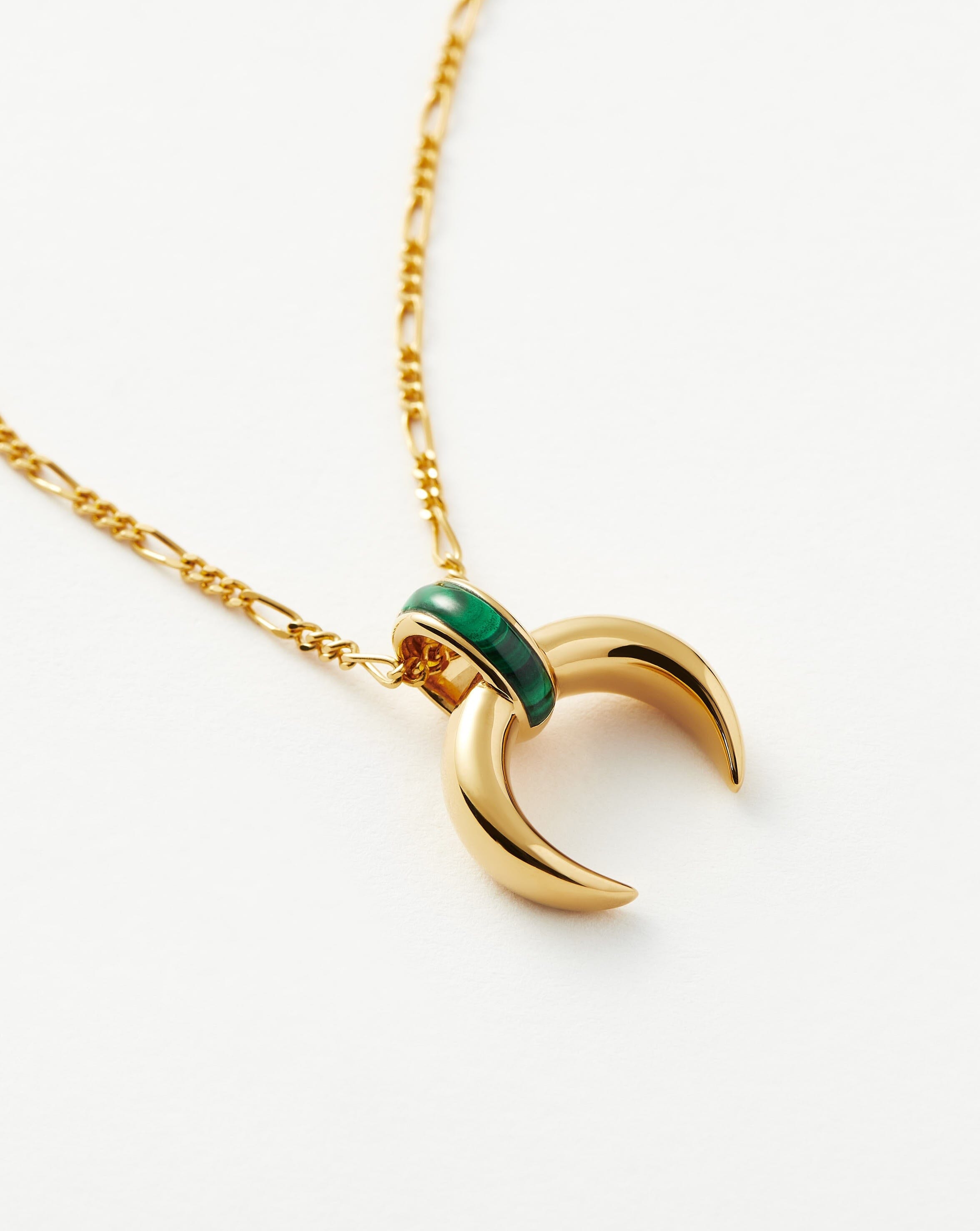 MISSOMA Lucy Williams Malachite Horn kaulakoru 50 cm