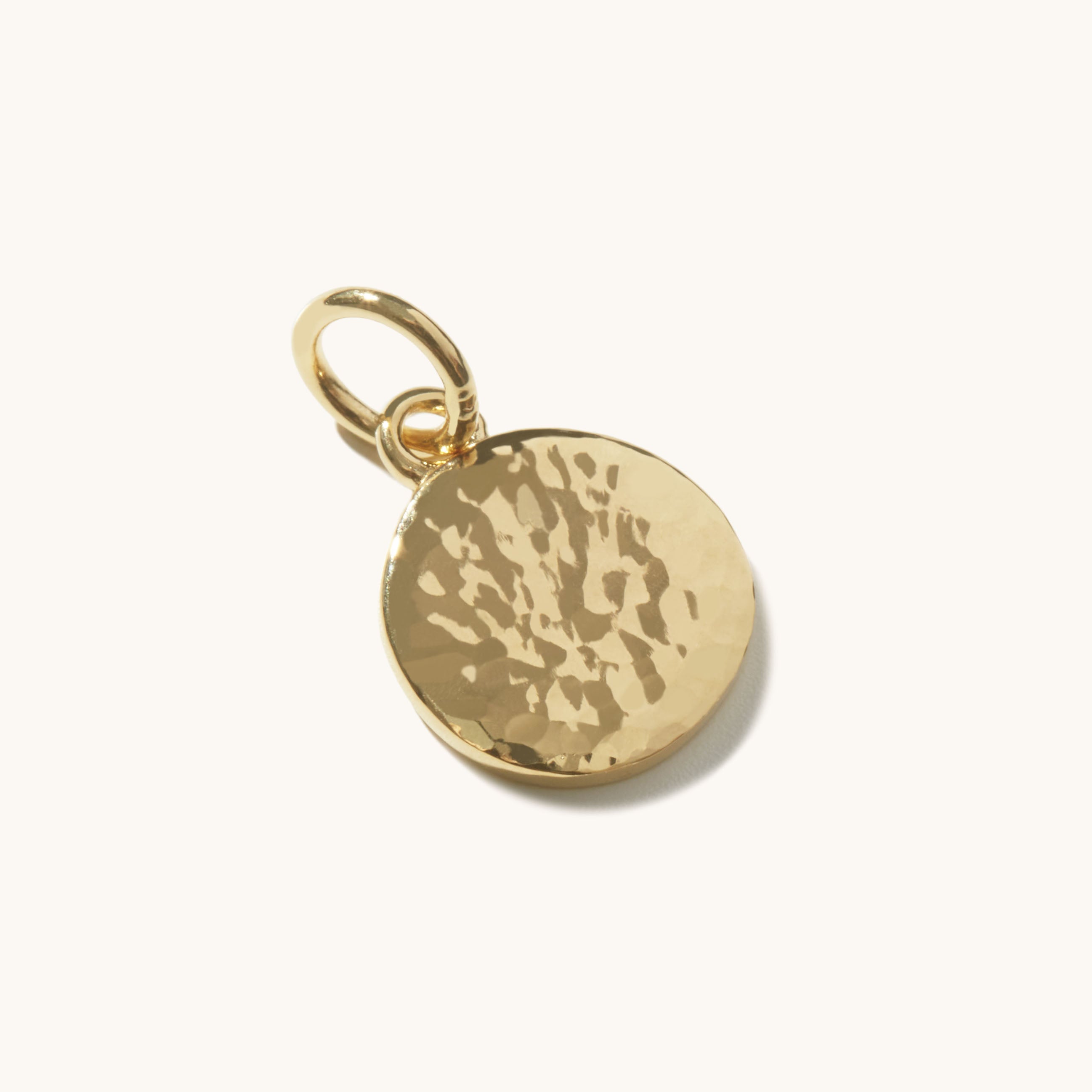 Muru Mini Hammered Disc kaulakoru kulta kaiverrus