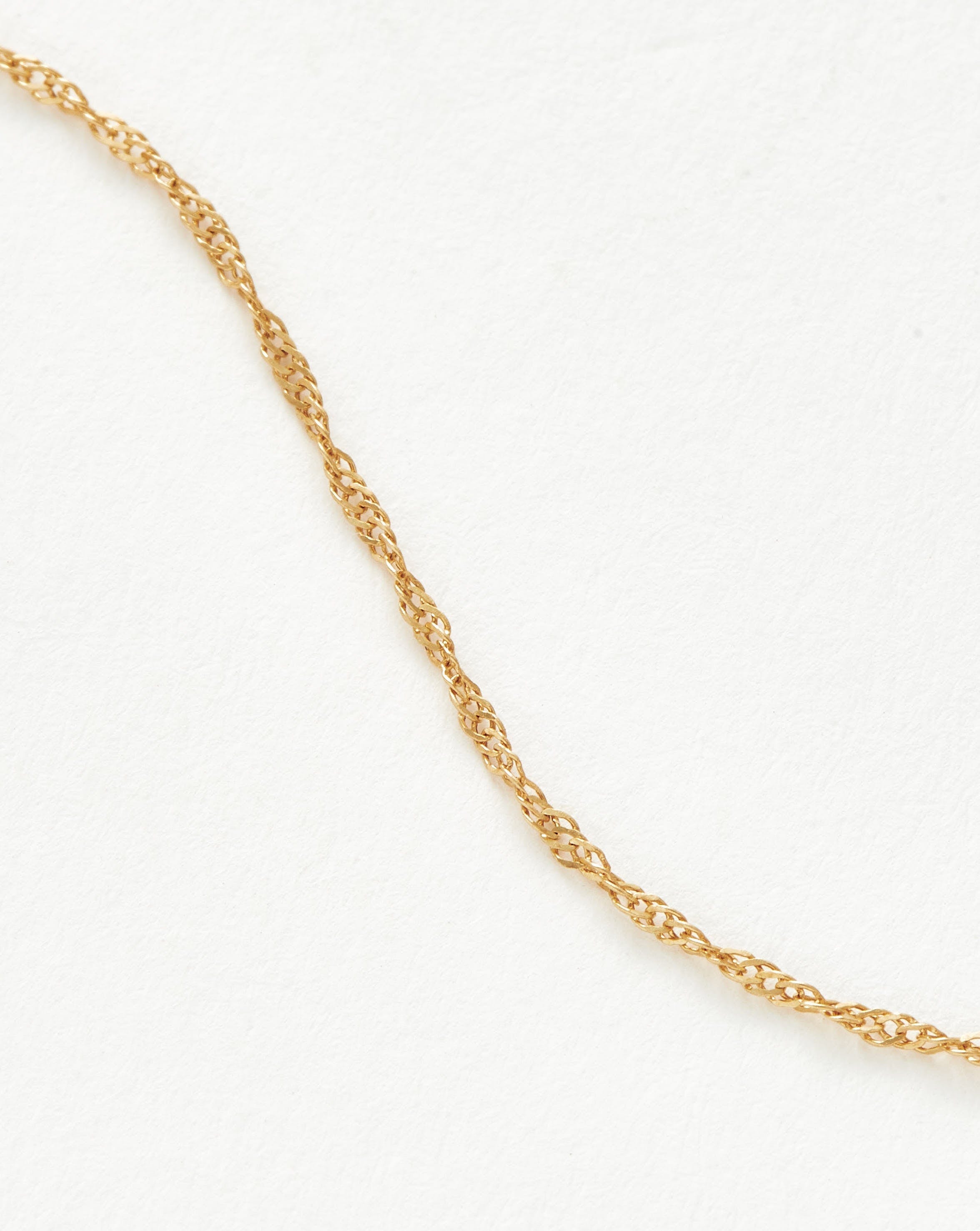 Missoma Twisted Short Chain kaulakoru 14k keltakulta 41–45 cm