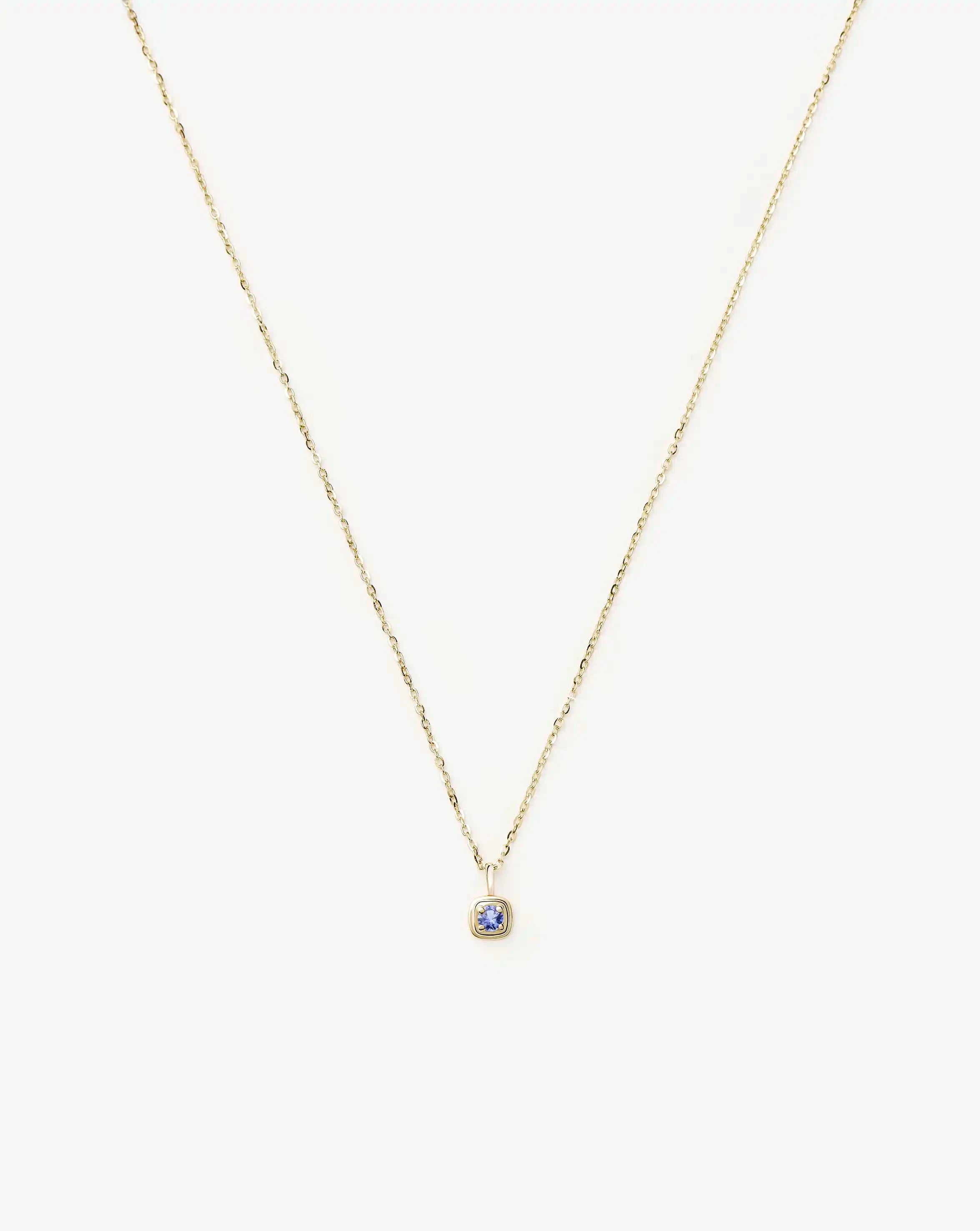 Missoma December Birthstone kaulakoru 14k kulta tansaniitti