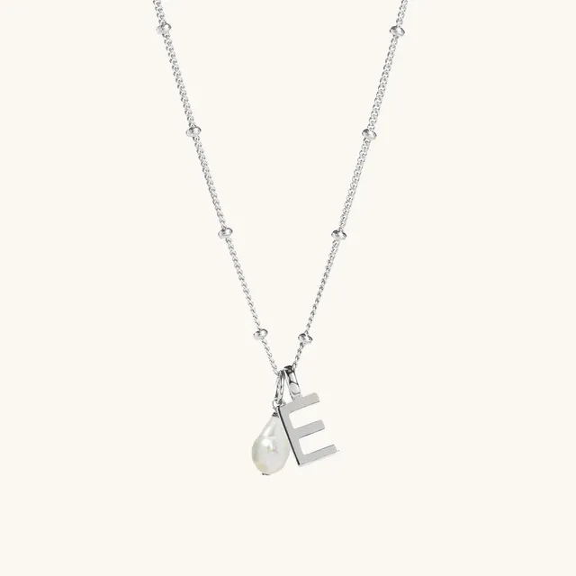 Muru Jewellery Little Love Letters kaulakoru A helmi