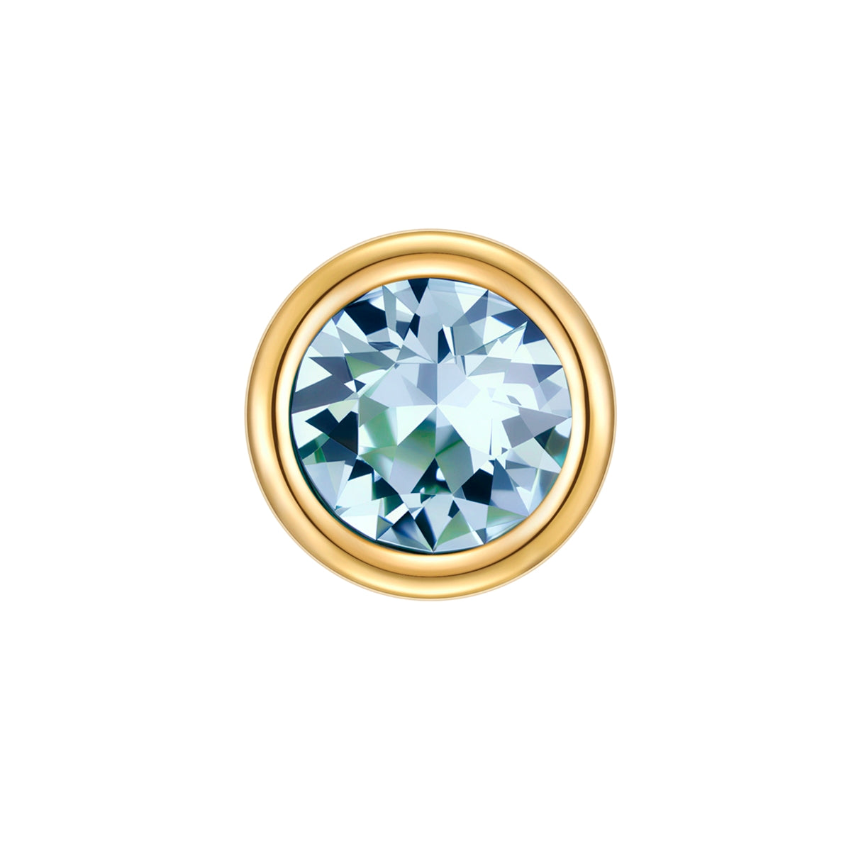 Glanzstücke München Birthstone März lävistyskoru kulta maaliskuu