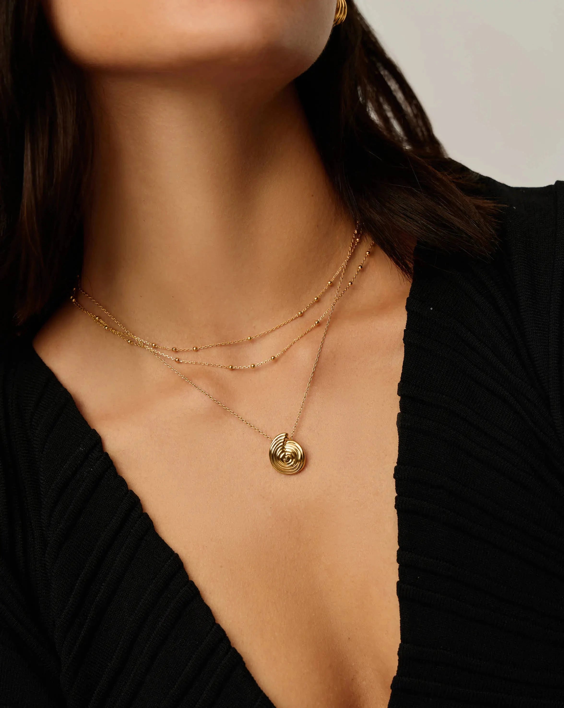 MISSOMA Spiral Mini Pendant kultakaulakoru kullattu spiraaliriipus