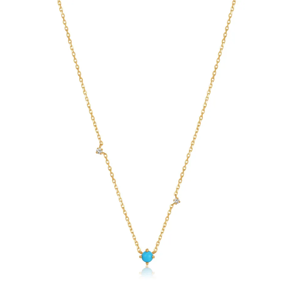 Ania Haie Turquoise Sapphire kaulakoru 14k kulta