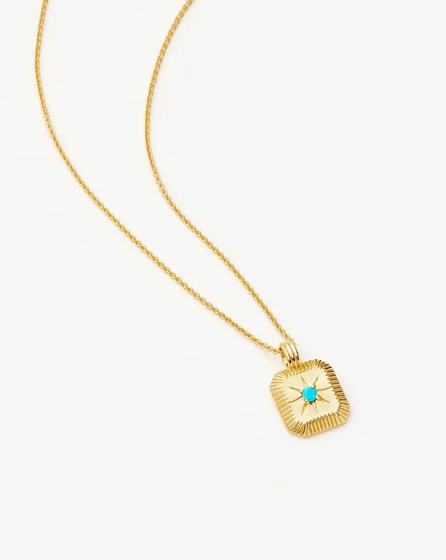 MISSOMA December Birthstone kaulakoru kulta turkoosi