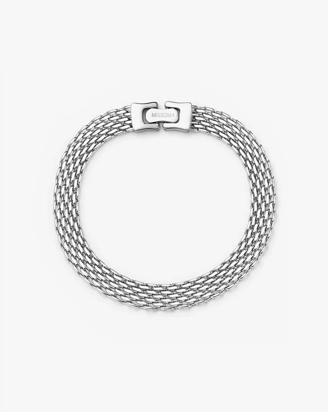 Missoma Heirloom Chain rannekoru platina vedenkestävä
