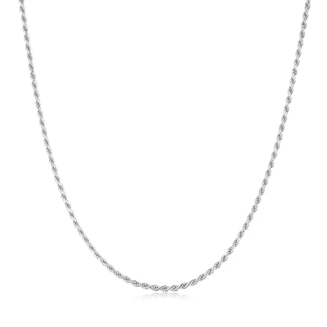 Ania Haie Rope Twist Chain kaulakoru hopea 400mm
