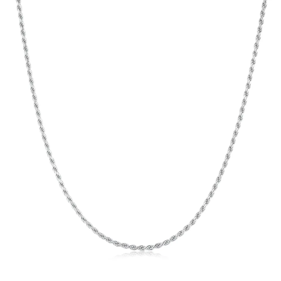 Ania Haie Rope Twist Chain kaulakoru hopea 400mm
