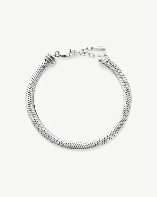 Missoma Classic Snake rannekoru hopea S/M 18,5 cm