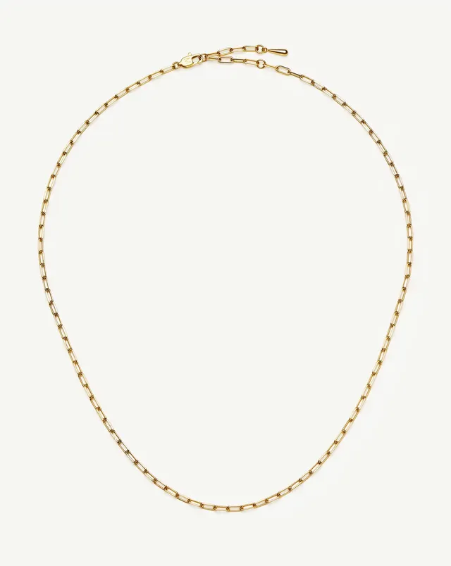 MISSOMA Mini Paperclip Chain ketjukaulakoru kulta 45cm