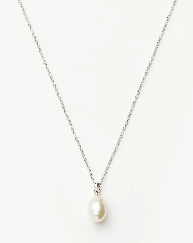 MISSOMA Baroque Pearl kaulakoru 14k valkokulta helmi