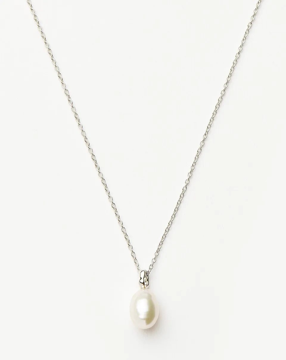 MISSOMA Baroque Pearl kaulakoru 14k valkokulta helmi