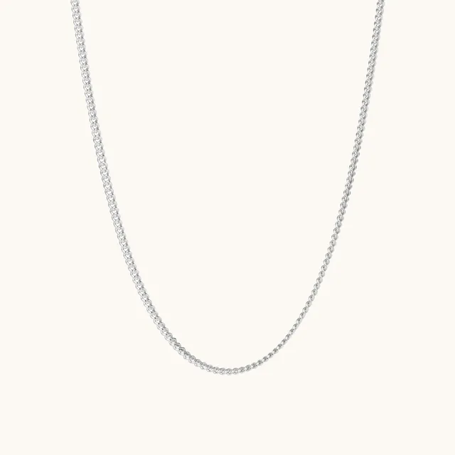 Muru Jewellery Curb Chain hopeakaulakoru 16" sterling