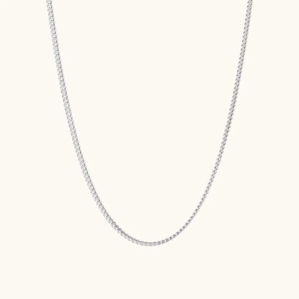 Muru Jewellery Curb Chain hopeakaulakoru 16" sterling