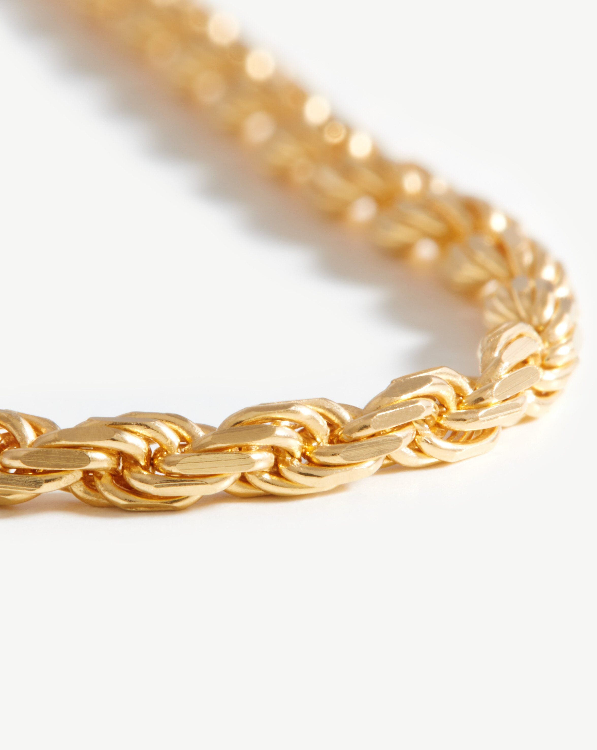 Missoma Medium Rope Chain kaulakoru kultavermeili 50cm