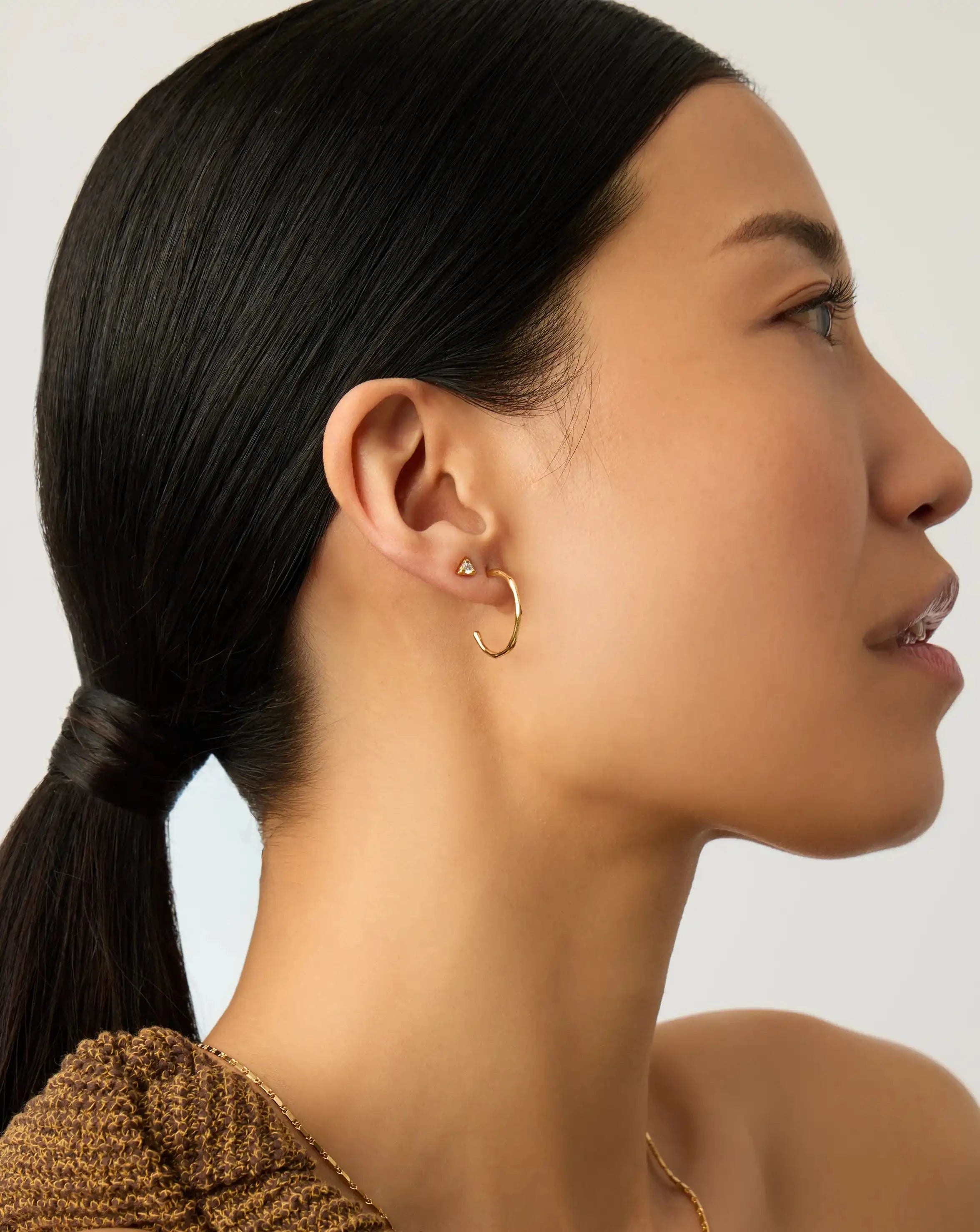 Missoma Prism Stud korvakorut 18k vermeil zirkonia