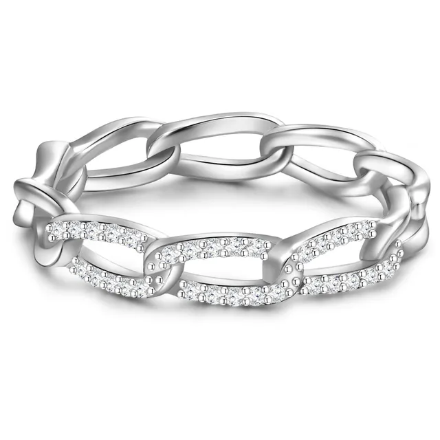 Glanzstücke München Modern Zirkonia sormus 925 hopea
