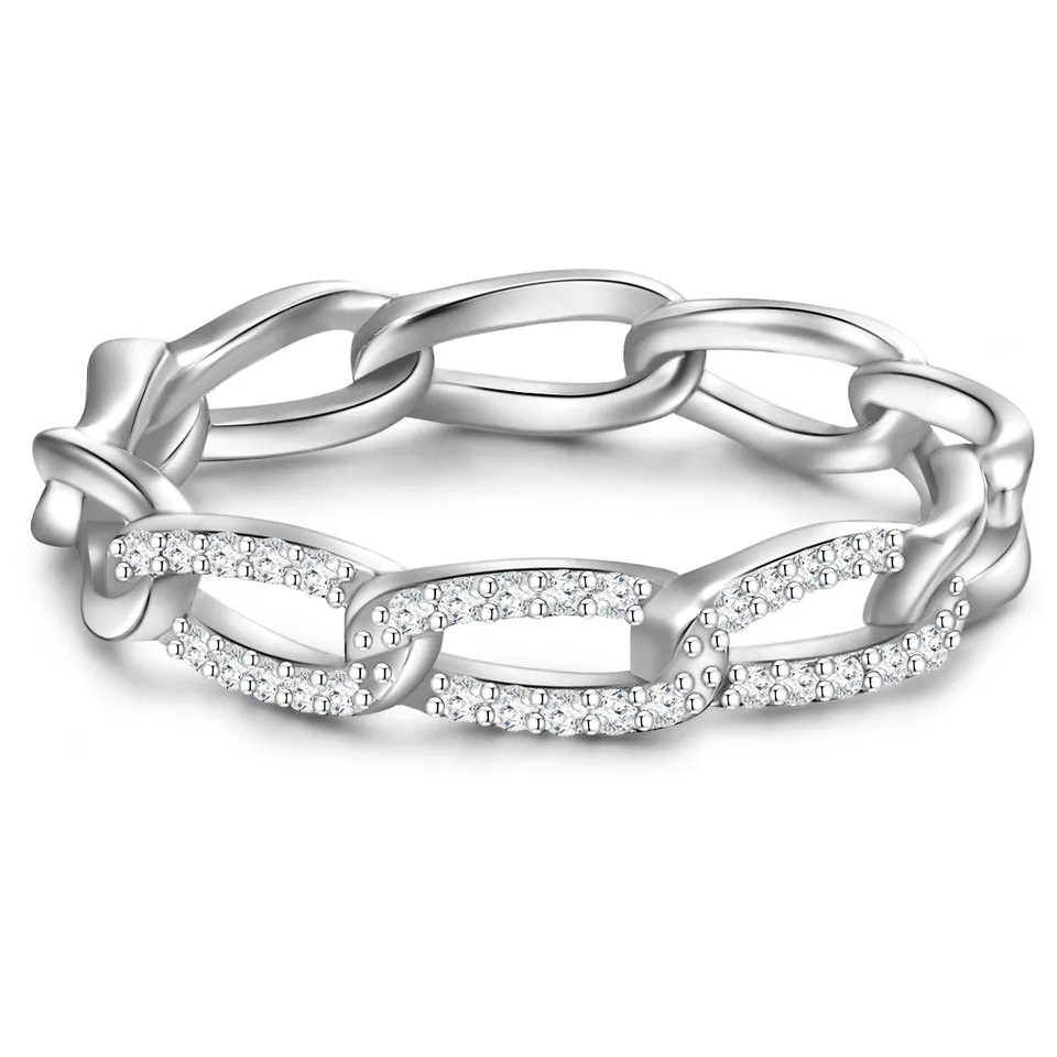 Glanzstücke München Modern Zirkonia sormus 925 hopea