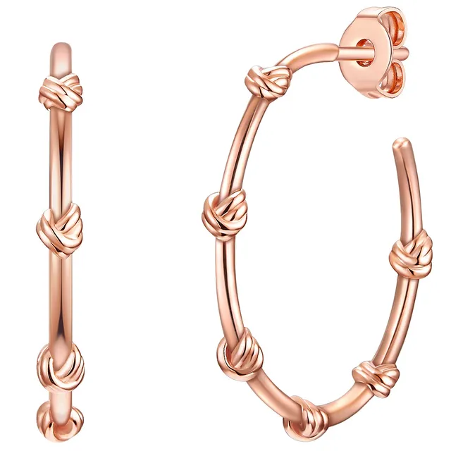 Glanzstücke München Knoten kreolikorvakorut rosékulta 925 hopea