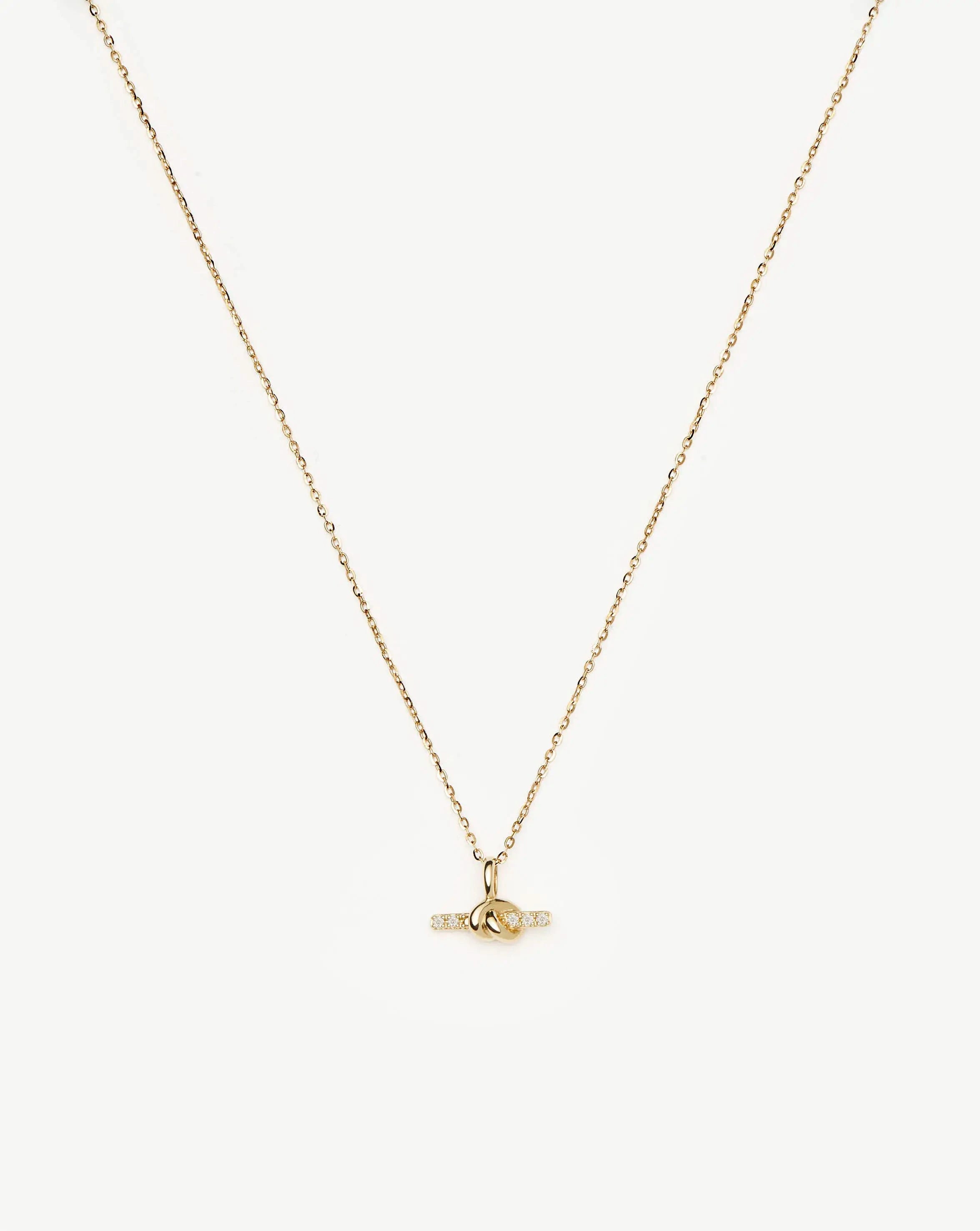 Missoma Lucy Williams T-Bar kaulakoru 14ct kulta timantti