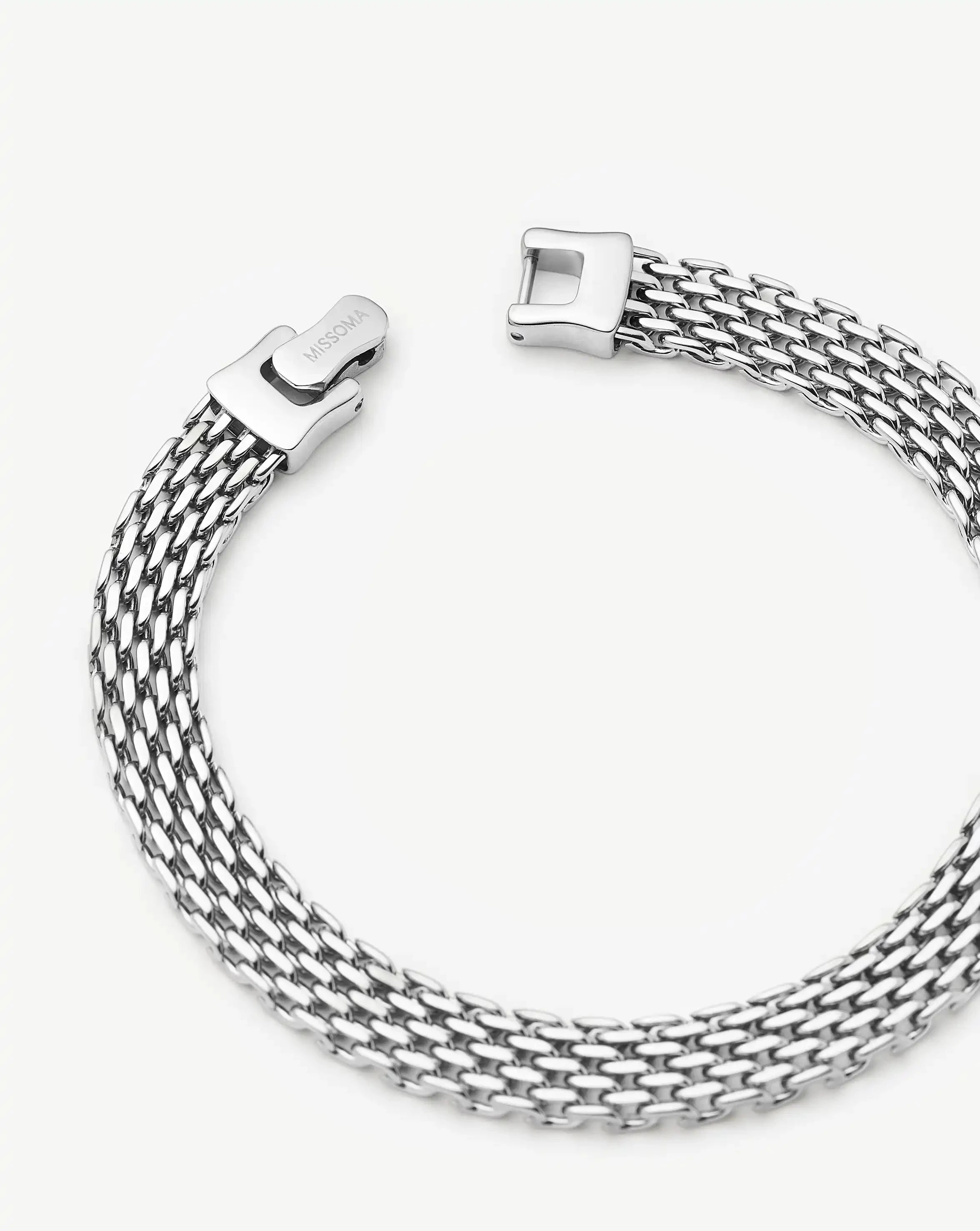 Missoma Heirloom Chain rannekoru platina vedenkestävä