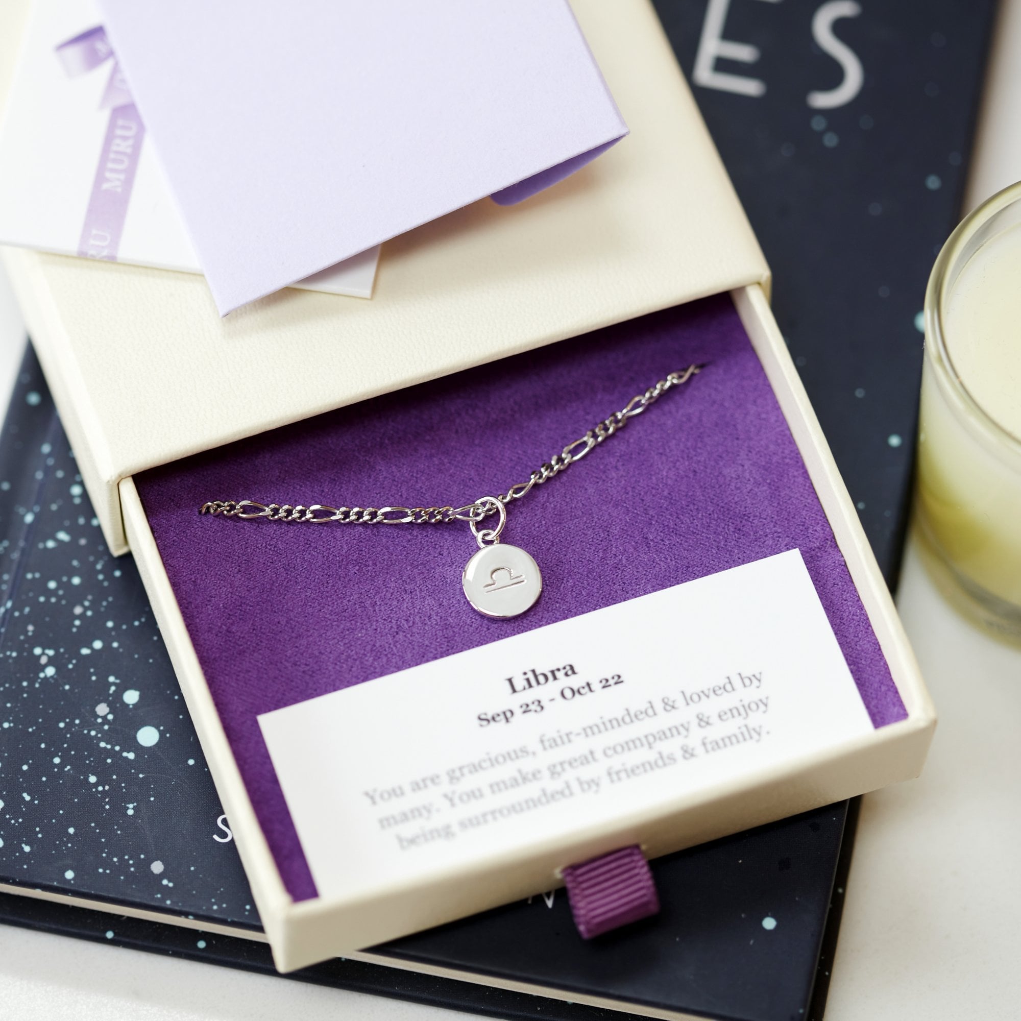 Muru Jewellery Zodiac rannekoru kulta figaroketju horoskooppi