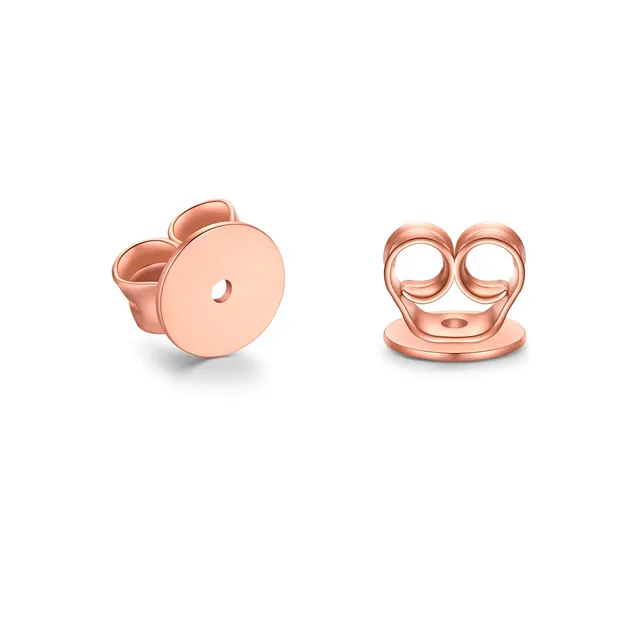 Glanzstücke München korvamutterit rosekulta 6 mm 2 kpl