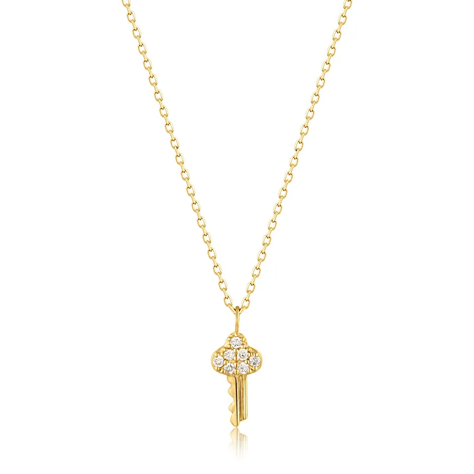 Ania Haie Key kaulakoru 14k kulta timantti 40 cm