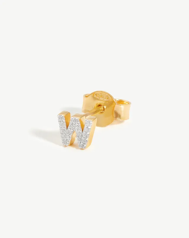 Missoma Pave Initial nappikorvakoru W kulta