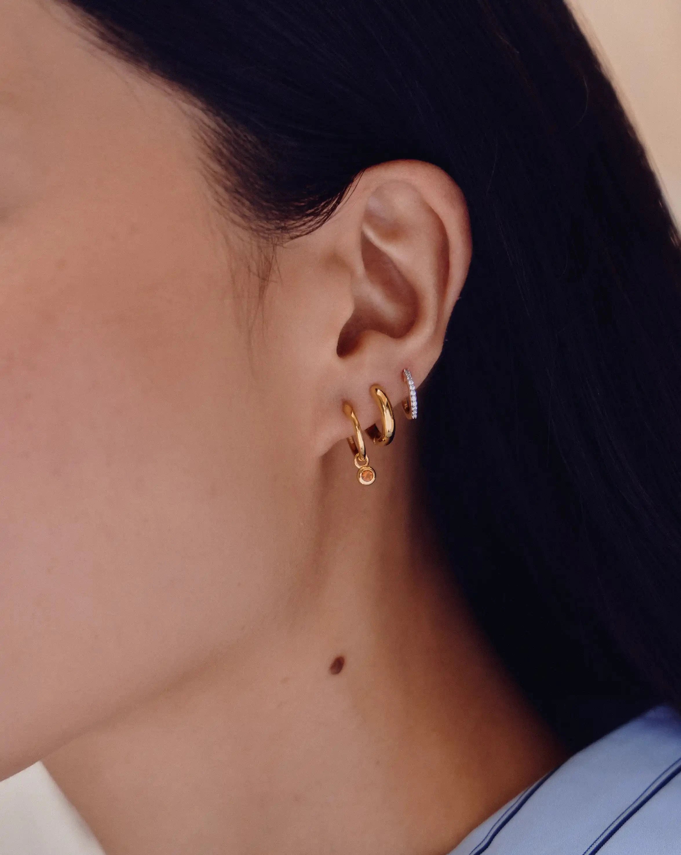 Missoma November Birthstone korusetti sitriini kullattu