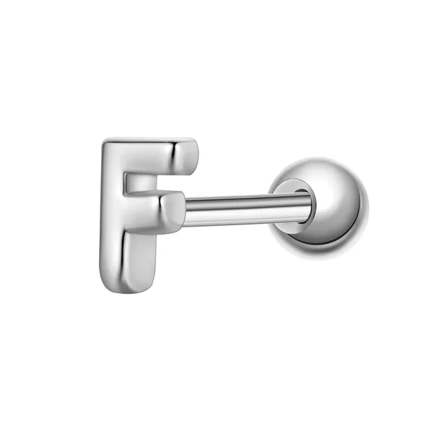 Glanzstücke München Buchstabe F piercing F-kirjain sterlinghopea