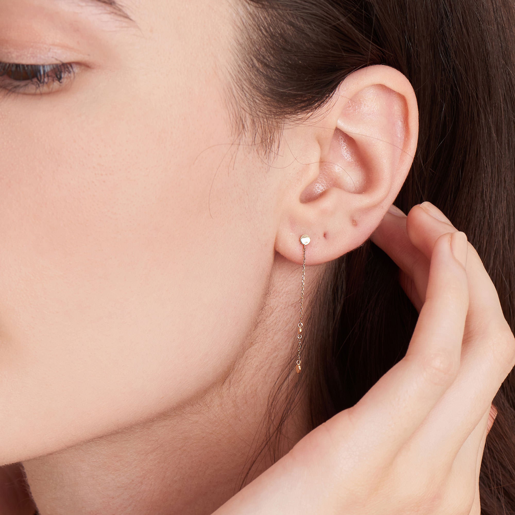 Ania Haie 14kt Gold Disc Drop korvakorut kulta