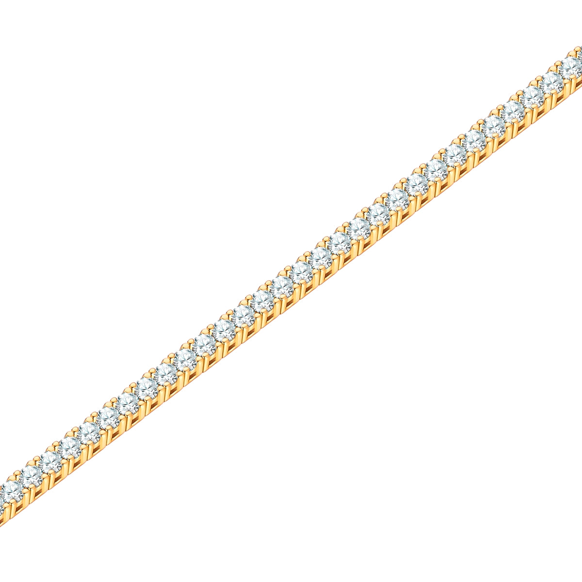 Glanzstücke München Tennis rannekoru kulta zirkonia 2,5mm