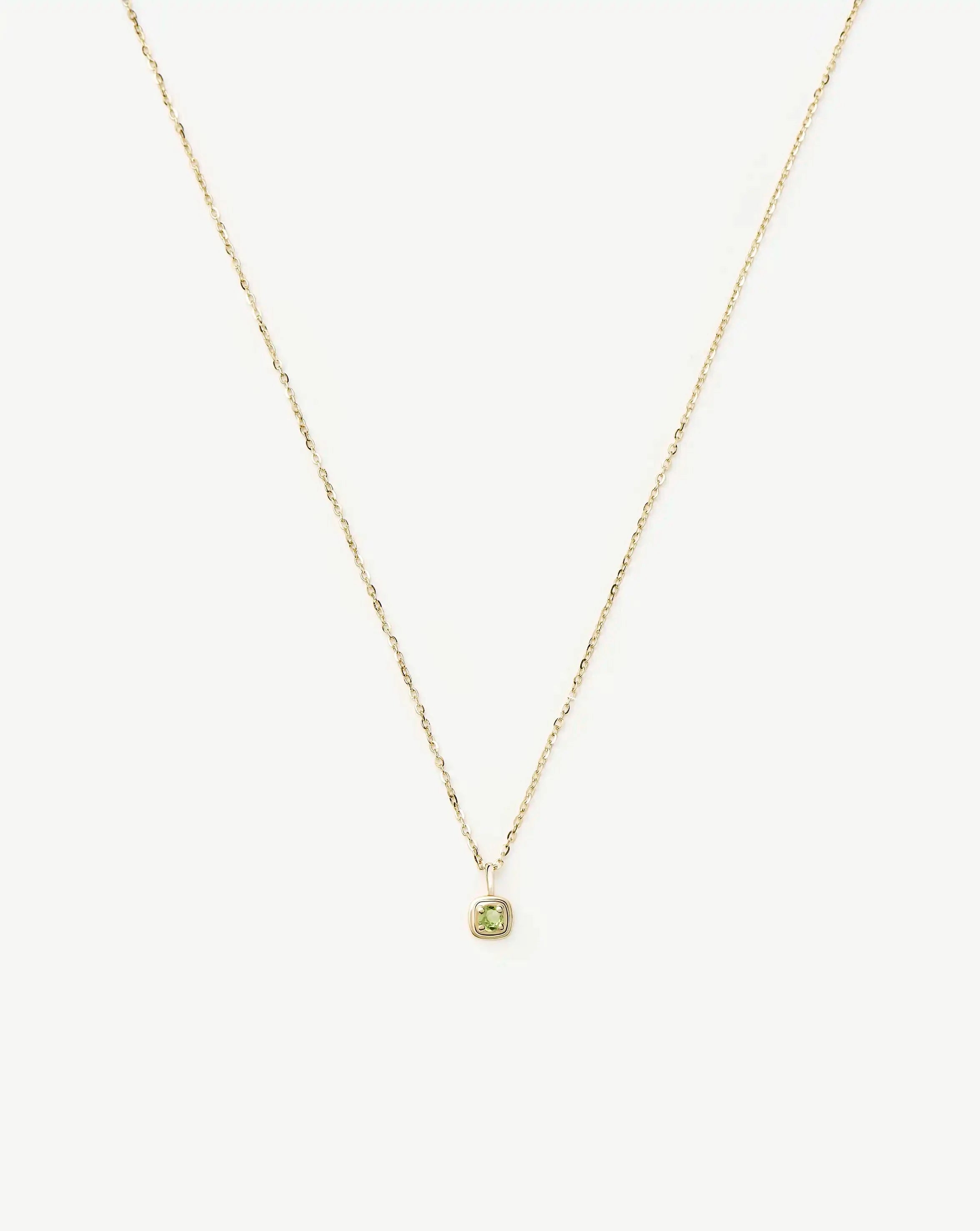 Missoma August Birthstone kaulakoru 14ct kulta Peridot